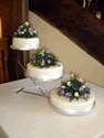 wedding cake flower toppers